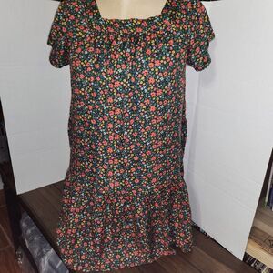 Cat & Jack Flower Dress Girls L(10/12)